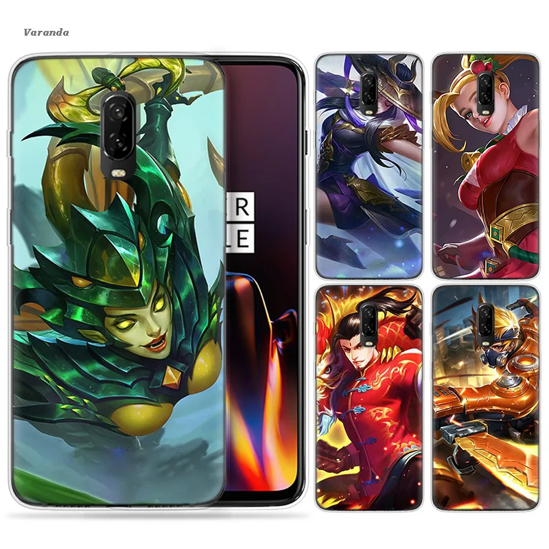 

Mobile Legends Cartoon Silicone Case Shell Coque for Oneplus 7 5G 6 6T Pro Coque Rubber Case Cover Accessory Fundas Capa