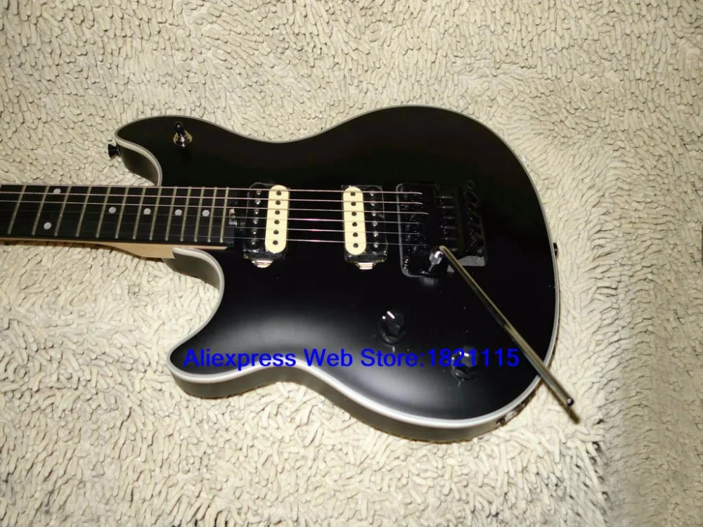 Left Handed Guitar Black Electric Guitar Ebony Fingerboard High Quality