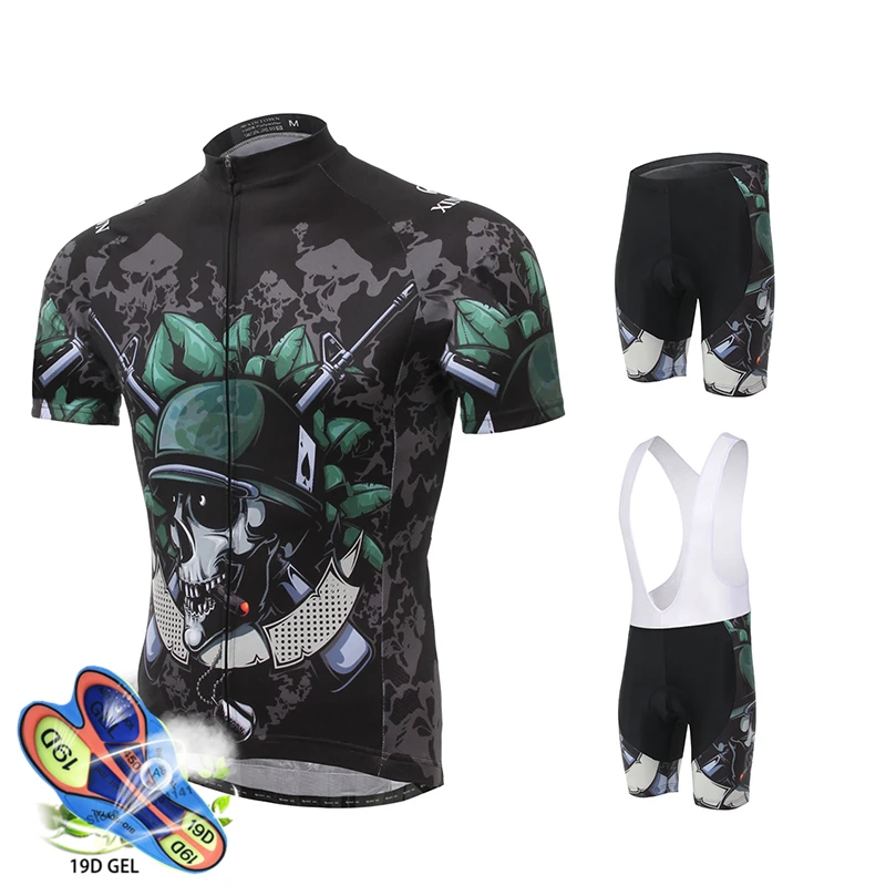 

Cycling Jersey 2019 Pro Team Cycling Suit Breathable Ropa Ciclismo Quick Dry Gel Pad Men's Cycling Set Bike Clothes Bib Shorts