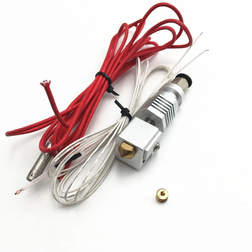 Hexágono ao Todo o Metal Funssor Atualizando Kit-para Faça Você Mesmo Reprap Hotend Lulzbot 3 d Impressora Parte 12 – 24 v 1.75 3.00mm