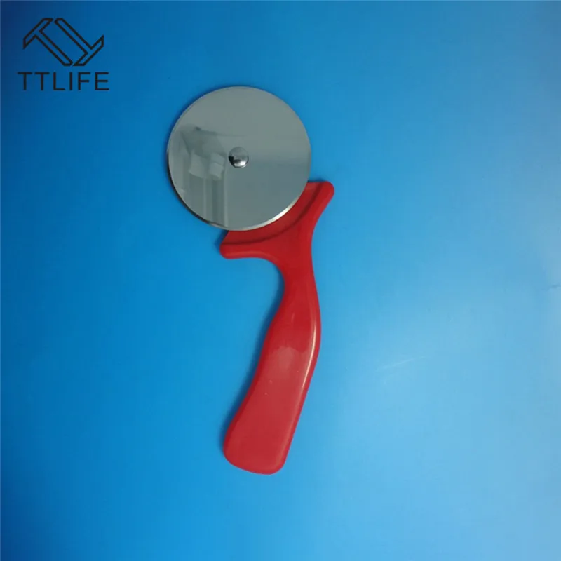 TTLIFEStainless стальной нож для пиццы Инструменты для торта колеса для пиццы ножницы идеально подходят для пиццы, Пирогов, вафель и теста инструменты для приготовления печенья случайный