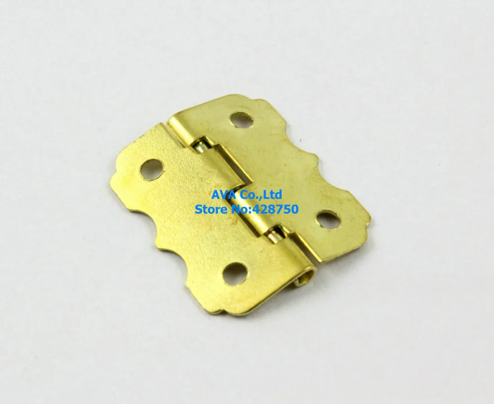 40 Pieces Gold Jewelry Box Hinge Small Hinge 25x20mm with Screwsin
