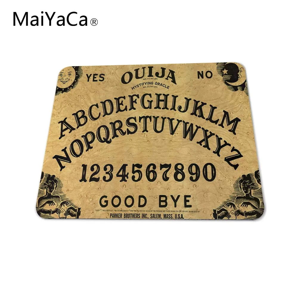 MaiYaCa Высокое качество уникальный дизайн Ouija доска мягкий комфорт Mousemat для оптал компьютер ноутбук меня