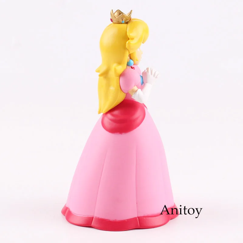 Super Mario Bros Figures Princess Peach Action Figure PVC Collectible Model Toy for Kids Gift 14.5cm