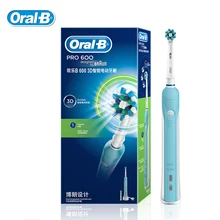 Oral B Электрическая Зубная Щетка/Сменный Головка Щетки для Взрослых Зубов Отбеливание Глубокая Очистка Аккумуляторная Электрическая Зубная Щетка