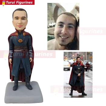 

superman future warrior figurine miniature custom design service from your photo by Turui Figurines customized gift personalized