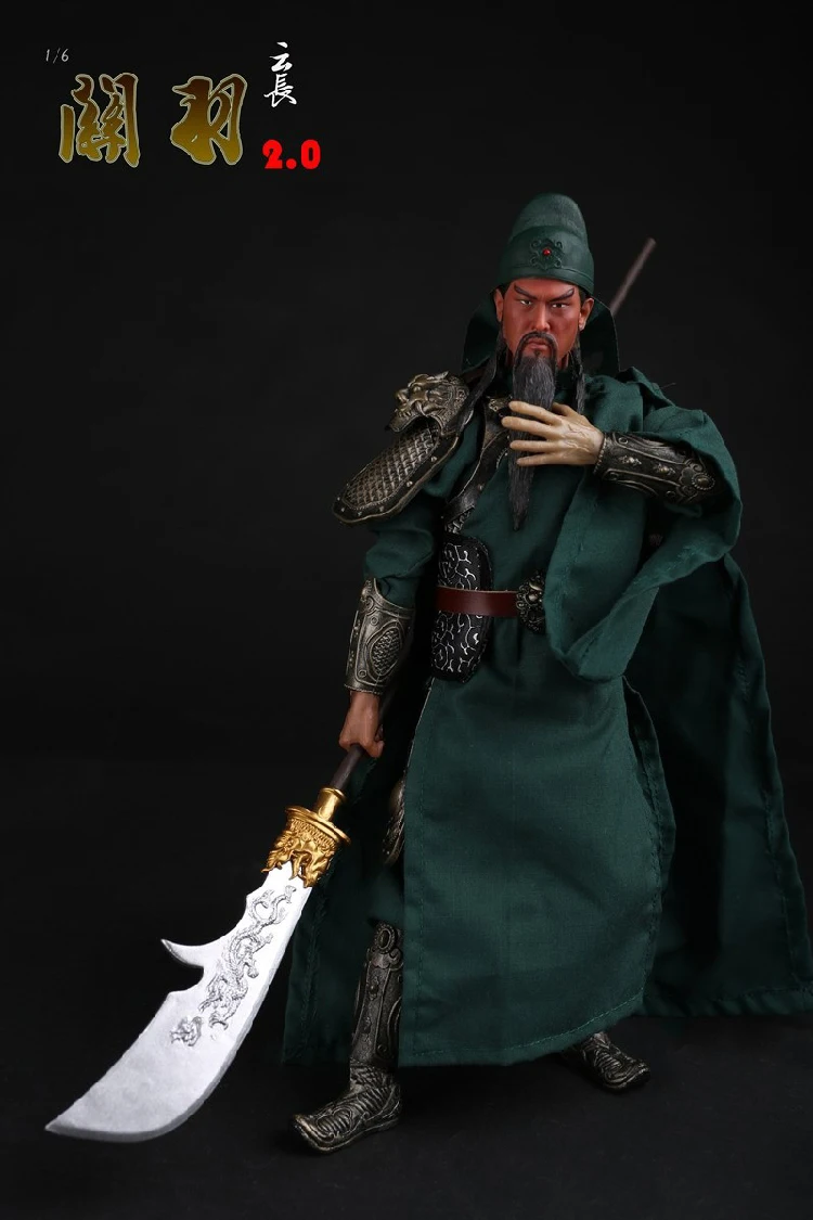 NO: ZH012 1/6 весь набор Guan Yu подвижная фигурка кукла голова тело одежда оружие аксессуар модель для фанатов коллекция подарки