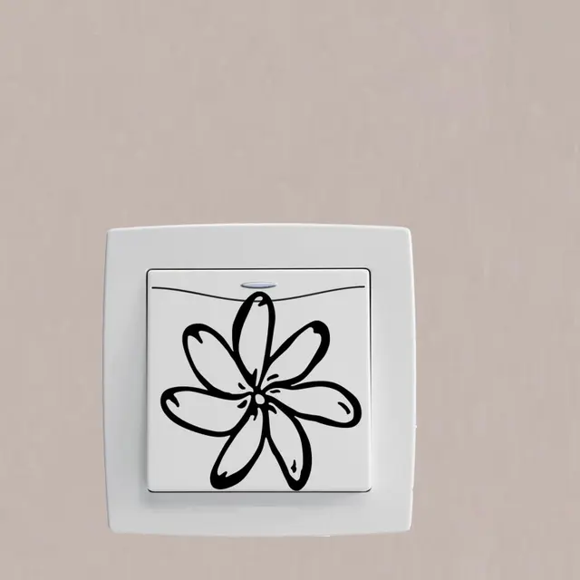 Tiare Fiore Tahiti Gardenia Isola Moda Adesivi Murali Interruttore Decorativa Del Vinile Decalcomanie 7ss0690 Wall Sticker Vinyl Decalsticker Switch Aliexpress