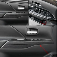 Крышка для автомобилей Mitsubishi Outlander 2013 2014 2015 2016 2017 2018 АБС-пластик интерьера двери подлокотник декоративные бар отделкой 4 шт.