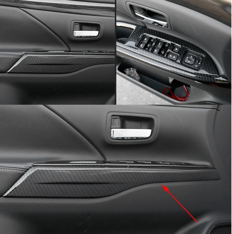 Автомобильный чехол для Mitsubishi Outlander 2013 2014 2015 2016 2017 2018 ABS пластик внутренняя дверь
