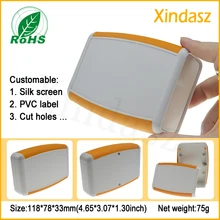 5 шт./лот) 118*78*33 мм ручной внешний портативный корпус пластиковые электронные Чехлы, ручной diy корпус