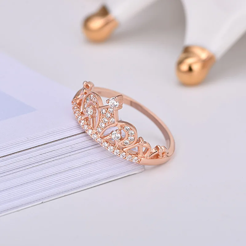 European Fashion 925 Sterling Silver Crown Women's rings Party Ring Engagement ring Wedding Band Gift Jewelry anneau de mode | Украшения