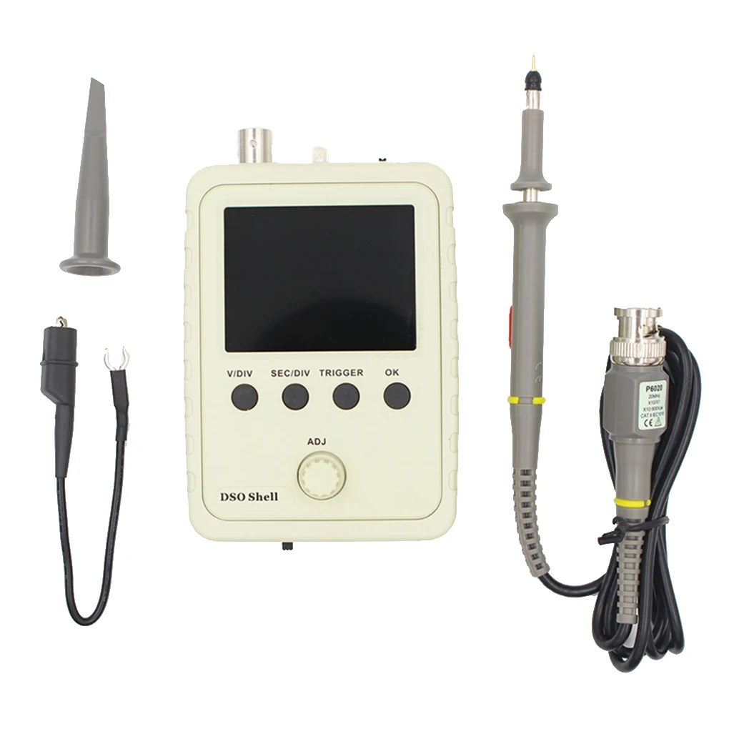 

DSO Shell (DSO150) Oscilloscope Full Assembled and P6020 BNC Standard Probe Digital Oscilloscope Kit