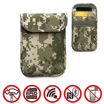 

Anti-theft RFID Signal Blocking Keyless Entry Car Key Cover Pouch Case Bag