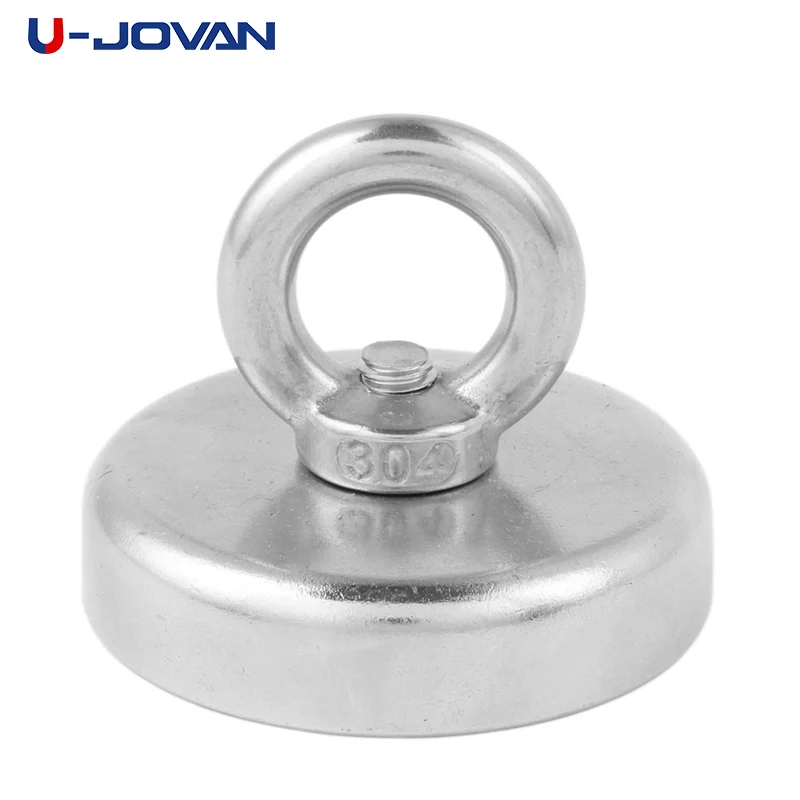 

U-JOVAN Diameter of 60mm Fishing Powerful Ring Magnets Super Strong Neodymium Magnet Circular