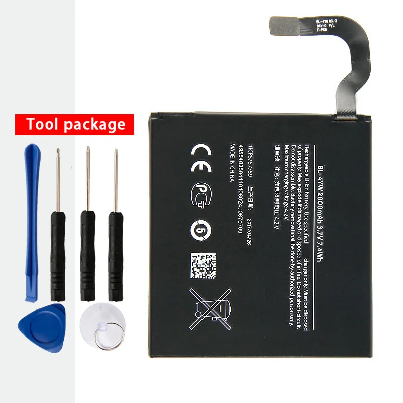 

Original High Capacity BL-4YW phone battery for Nokia Lumia 925T 925 2000mAh