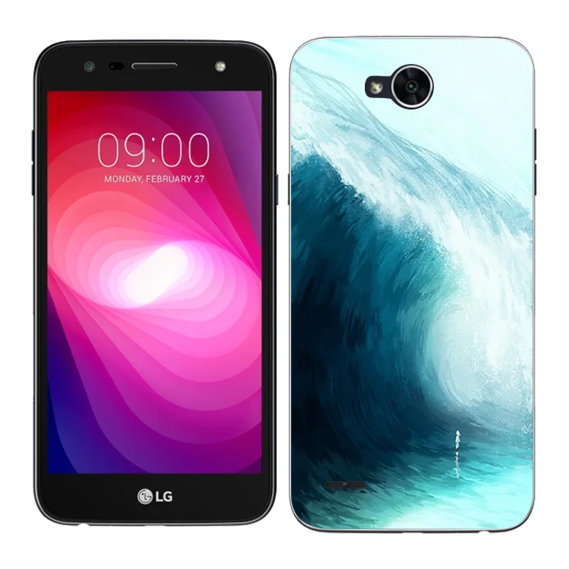 5,5 ''чехол для LG X power 2 Sleeping с рисунком для LG X power 2 M320 M320N, мягкие чехлы для LG X power 2, чехлы для телефонов