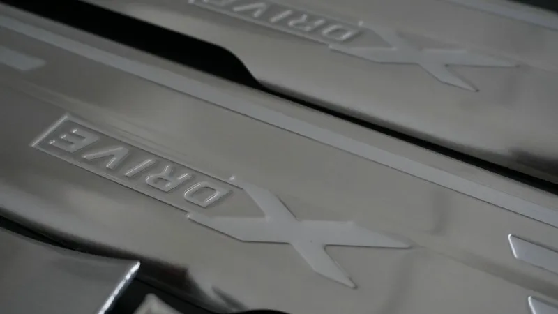 AOSRRUN накладки на межкомнатные пороги из нержавеющей стали, автомобильные аксессуары для BMW X3 F25 2011 2012 2013