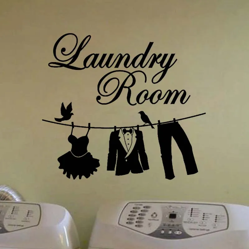 

Hot Laundry Room Bathroom Rules Bathtub Wall stickers Home Decor Toilet Decal DIY Removable Vinyl stickers JG2342