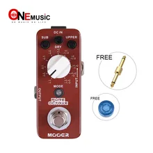 MOOER микро чистая Октава 11 различных режимов октавы Эффект Компактная Гитара педаль истинный Обход с разъемом педали и ручка MOOER