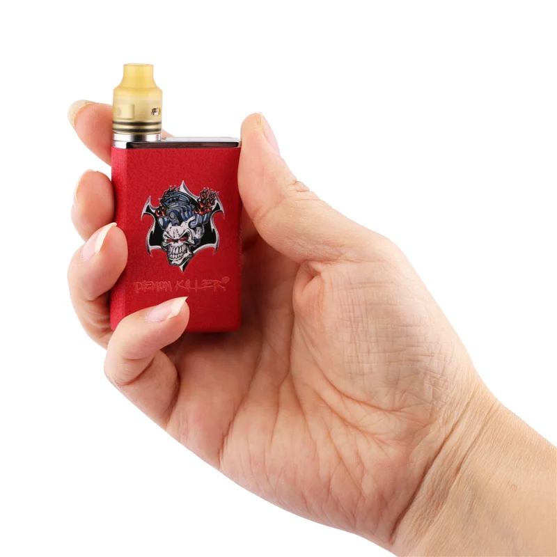 

Original Demon Killer Tiny Kit with tiny RDA tank LED screen 800mAh battery vaper resin electronic cigarette kits vape