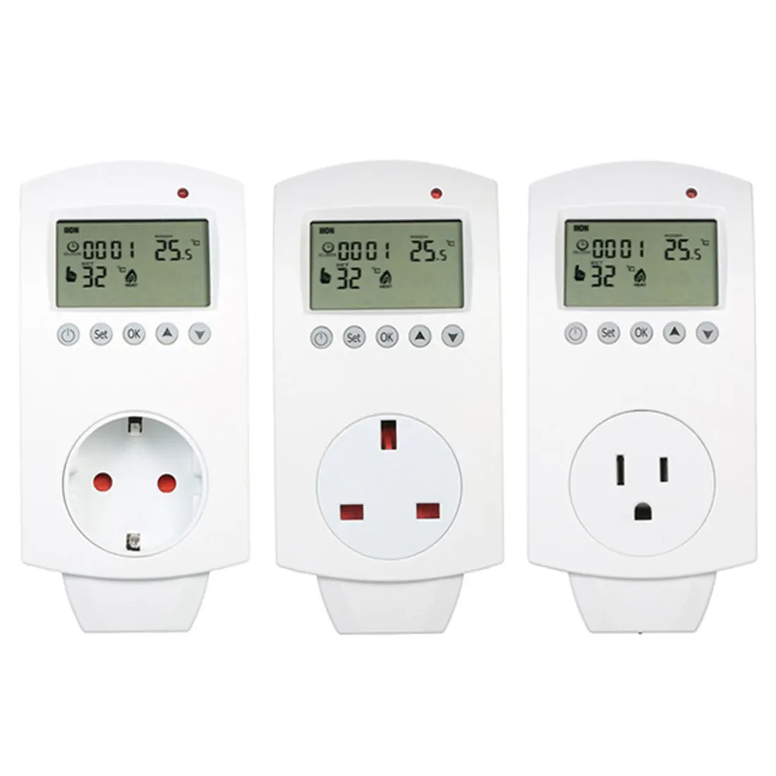 

220V Digital Thermostat Room Electric Weekly Programmable Floor Heating Temperature Controller LCD Display 16A Thermostat EU/UK/