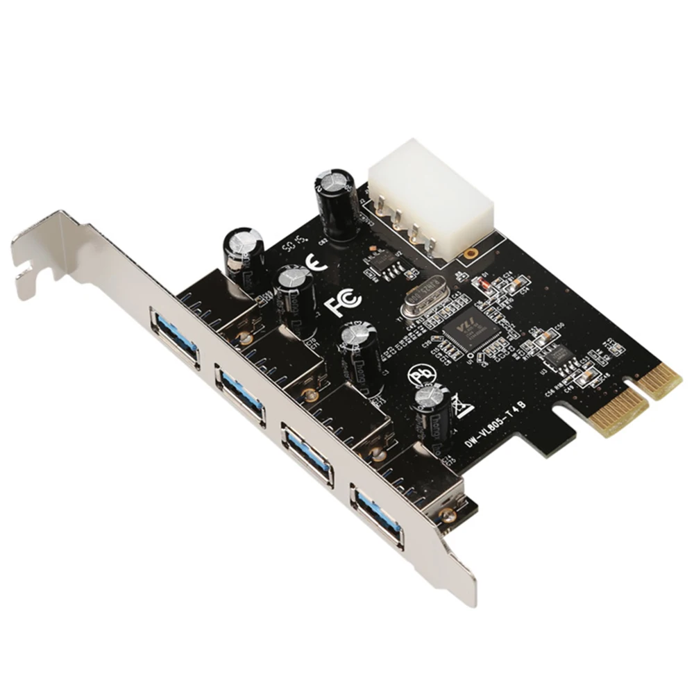 

DIEWU Best Price PCIe1X to 4 usb3.0 Expansion card with VL805