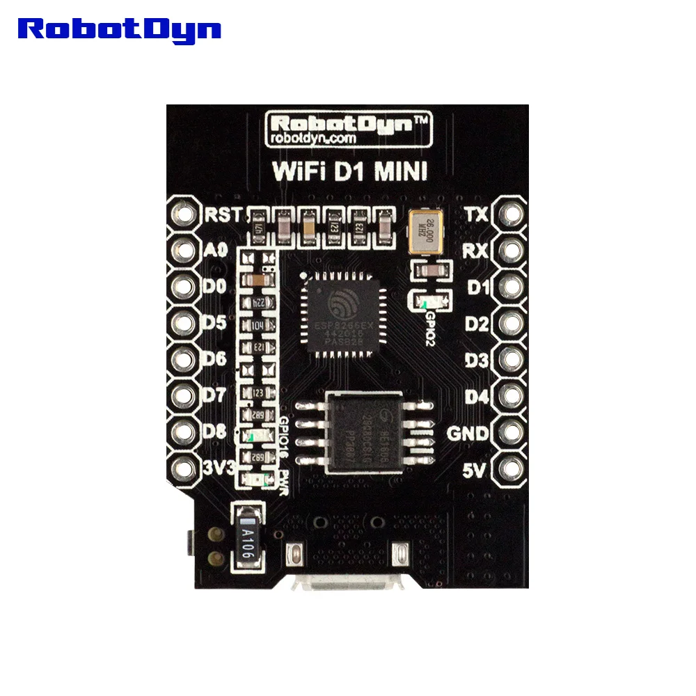 WiFi D1 Мини-интеграция ESP8266+ 32 Мб флэш-памяти