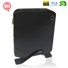 Мини-ПК HTPC поддержка HD 1080P 2D 3D Blu-Ray плеер ультра-маленького размера HI17