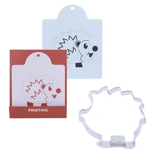 1 шт. маленький животное форма ежа из нержавеющей стали формочка для печенья формочка для помадки инструменты для украшения торта