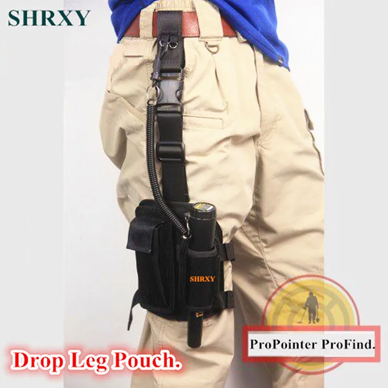 

SHRXY Metal Detector Pointer Drop Leg Pouch Bag and Holster for Xp Pointers Pointer ProFind Multifunction Leg Packet