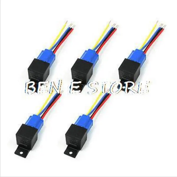 DC 12V 40A JD1914 Model 1NO 1NC SPDT Vehicle Car Auto Power Relay w Socket x 5 | Строительство и ремонт
