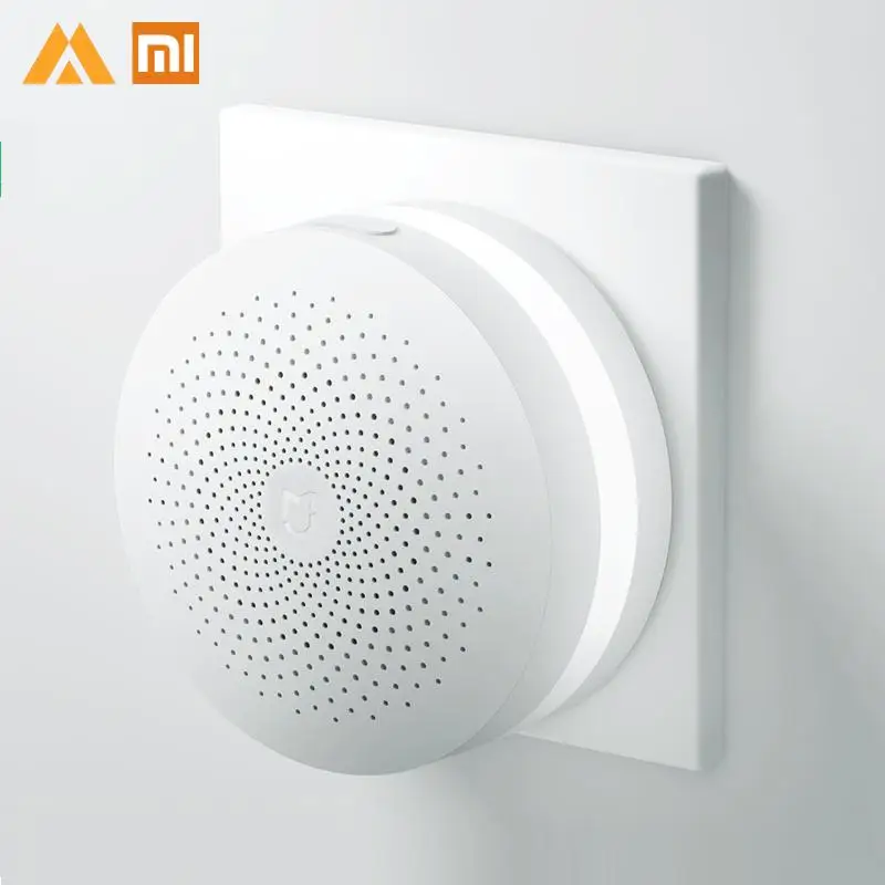 Обновленная версия Xiaomi Mi шлюз умный WiFi Пульт дистанционного управления работа с умным датчиком комплект ДЕТЕКТОР ГАЗОВОЙ СИГНАЛИЗАЦИИ