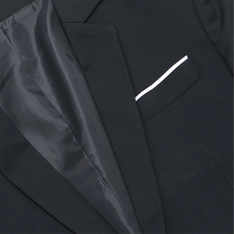 Брендовая одежда осенний костюм мужской модный Блейзер приталенный мужской костюм Повседневный однотонный мужской Блейзер Размер M-4XL