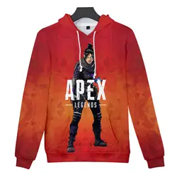 Вентиляторы одежда Apex LegendsUnisex Толстовка Sudadera аниме игровой битва Королевский для мужчин 3D принт уличная хип хоп панк худи