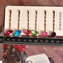 Новые модные аксессуары для женщин девушка фиолетовый-зеленый-розовый великолепный полосатый шпилька подарок агенты