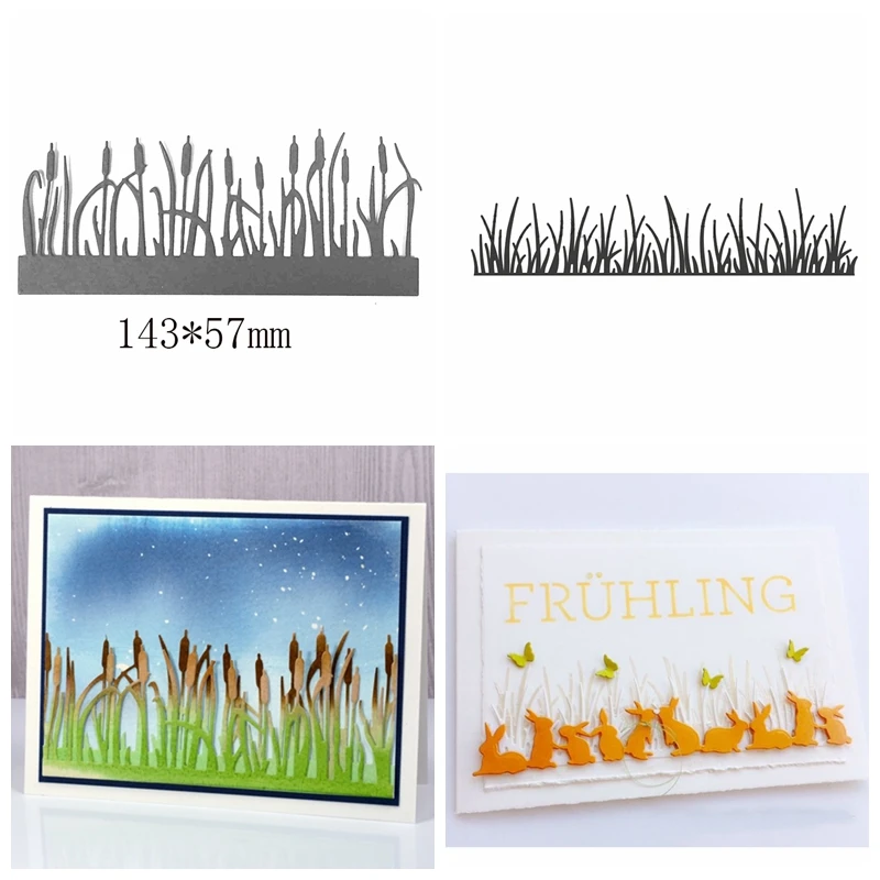 

Weed Crop Bosk Frame Metal Cutting Dies Stencils for DIY Scrapbooking Embossing Decoration Paper Card Handcrafts Die Cut 2019