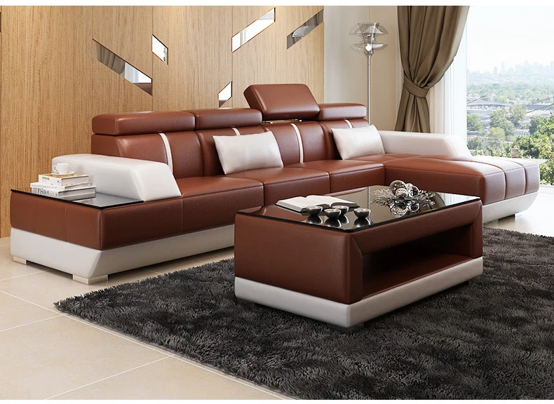 Moderno sofá muebles juego de sala negro cuero de dos muebles para la venta d3317.jpg Mueble de sala de venta
