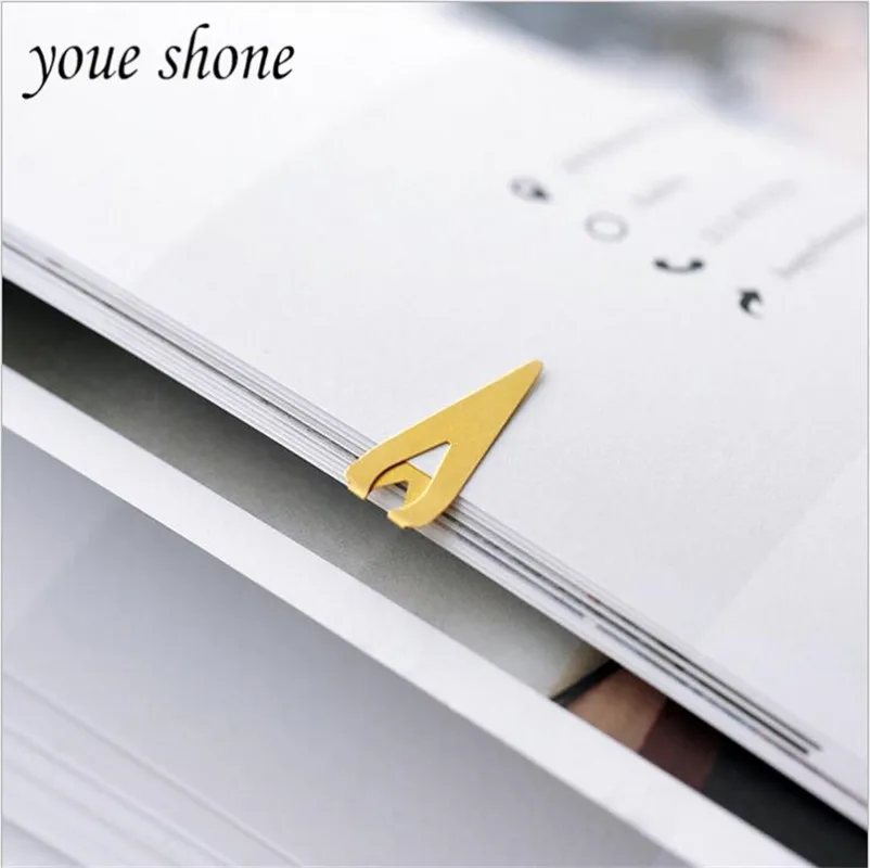 

10PIECE Metal indicator bookmark retro simple hollow Mini creative bookmarks for book Book clips kawaii stationery for kids