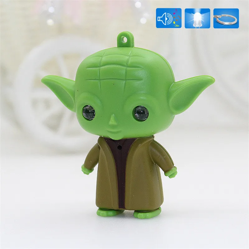 LEGO STAR WARS YODA KEY-CHAIN LED TORCH BRAND NEW GREAT GIFT 2.5/"