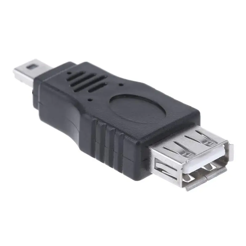 

Mini USB 5pin Male to USB2.0 Female OTG Date Converter Adapter Connector PC Laptop Camera Mobile Phone Converter USB 1.1/2.0