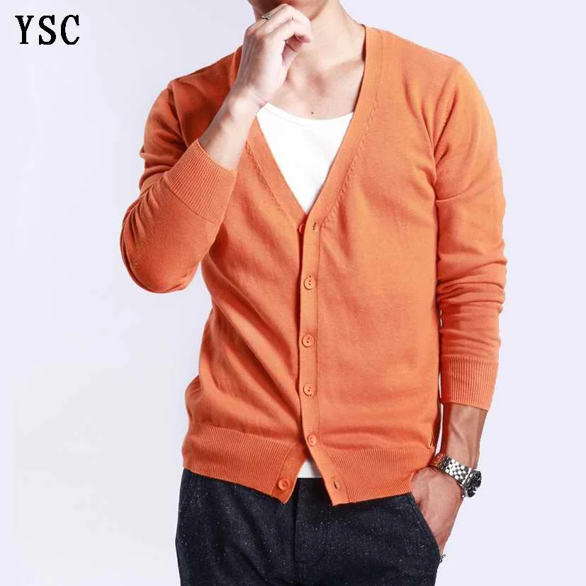 YUNSHUCLOSET 2017 весенний разноцветный Однотонный свитер с V-образным вырезом верхняя