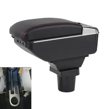 For Toyota ist armrest box central Store content Storage box with cup holder ashtray accessories