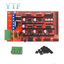 1 pçs rampas 1.4 painel parte placa-mãe impressoras 3d peças escudo vermelho preto controles