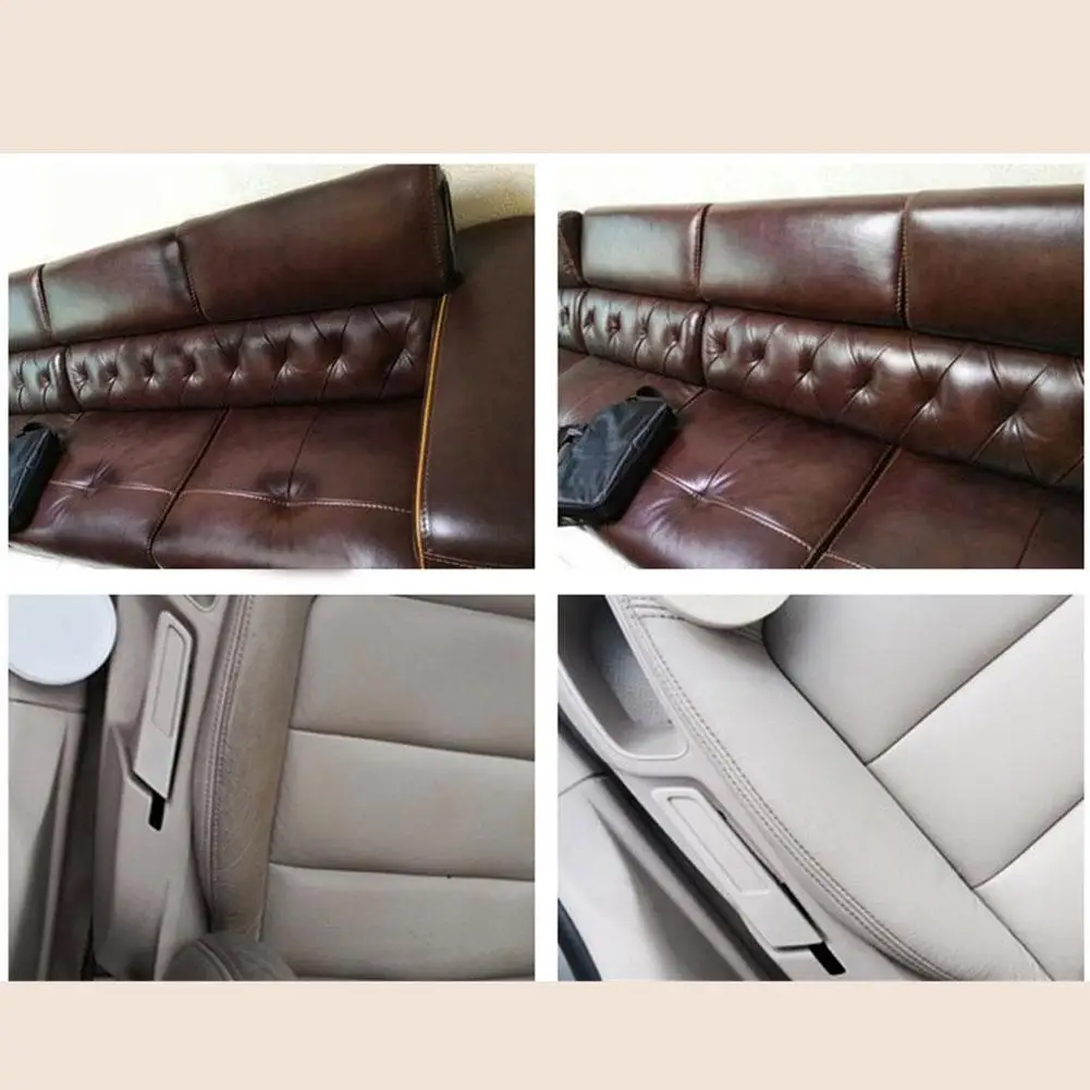 Leather Refurbishing Cleaner Car Seats Sofa Shoes Bags Leather Cleaning Cream Anti-aging Odor Removal Paste Leather Repair Tool