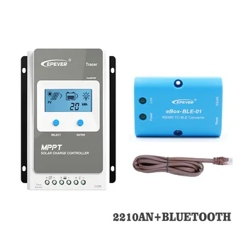 

Tracer2210AN 20A MPPT Solar Panel li-ion li LiFePO4 battery 2210AN 2210A Bluetooth Mobile phone APP eBox-BLE-01