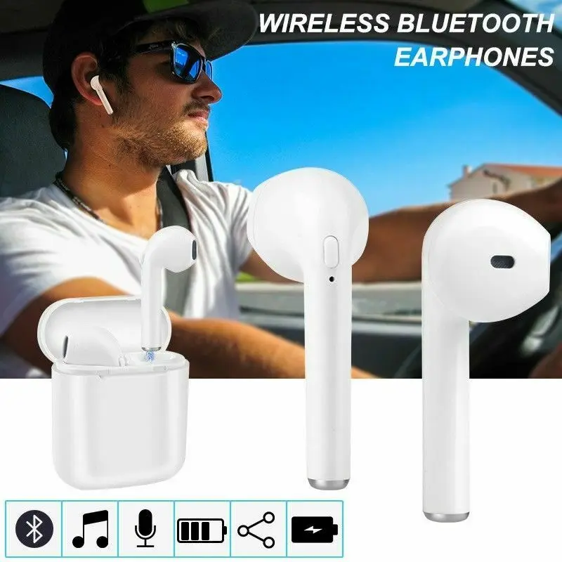 Новые I7s TWS беспроводные Bluetooth наушники с мини зарядным боксом для Iphone X 6 7 8 plus Samsung