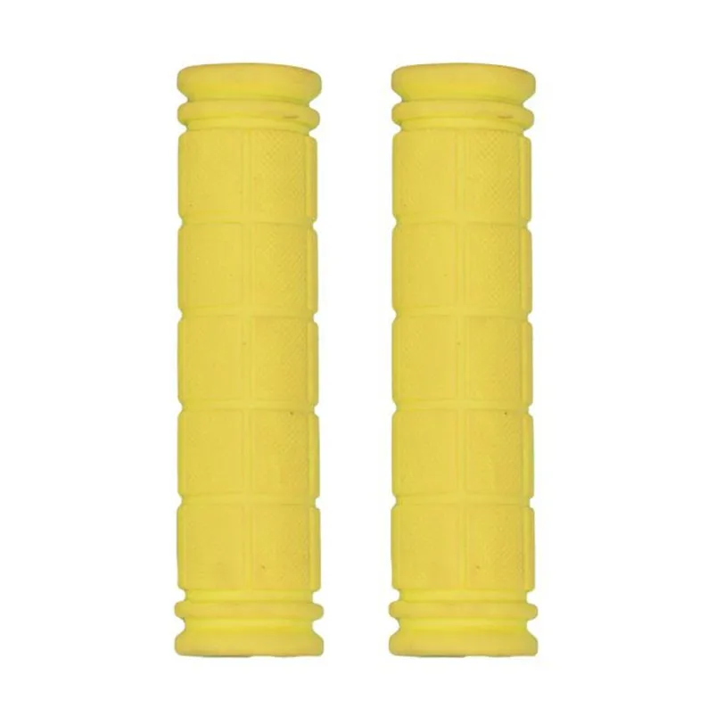 New Road Mountain Bike Bicycle Handlebars Grips Cover Fixed Gear Bike Rubber Yellow Handlebar Antiskid Bicycle Parts #4S09 (1)