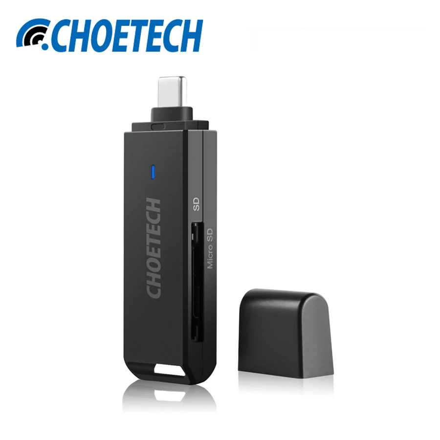 Чип прошлом USB если choetech c Card Reader 3.0 SD Micro OTG smart card reader для samsung Карты памяти ридер