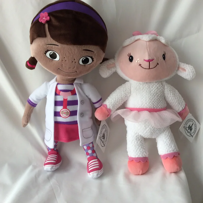 2 шт./лот оригинальный Doc McStuffins плюшевые мягкие игрушки, Dottie девушка и McStuffin мягкие игрушки овечки плюшевые для детей и ребенка подарок